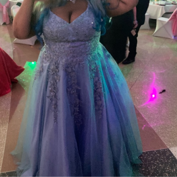 Blue Prom Dress